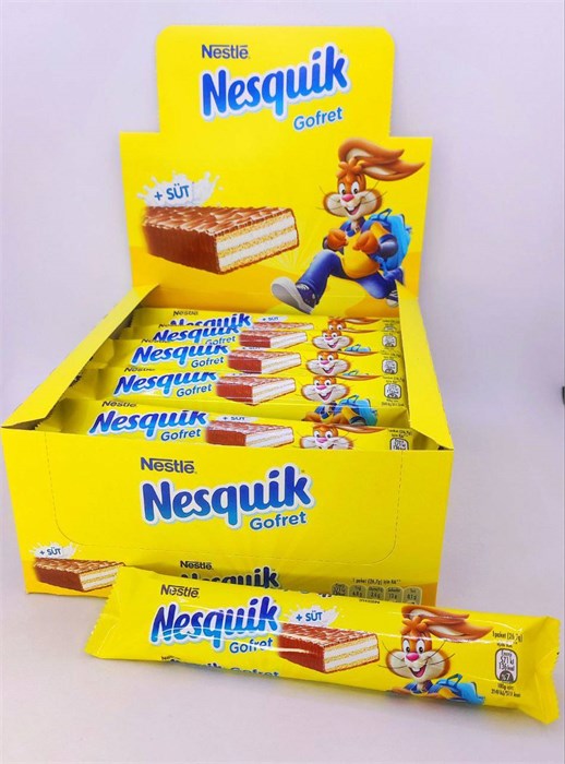 Шоколадный батончик "Nesquik" 26.7 гр. 30 шт. уп. 02326