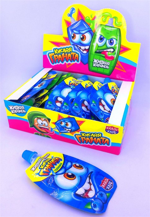 Жидкая карамель "Кислая граната" 20 гр*30шт* 01350