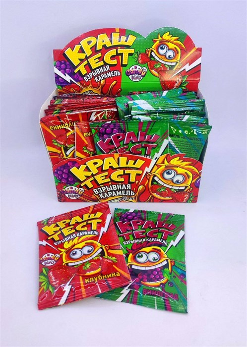 Взрывная карамель «КРАШТЕСТ» 4 гр. 30 шт. уп. 02857