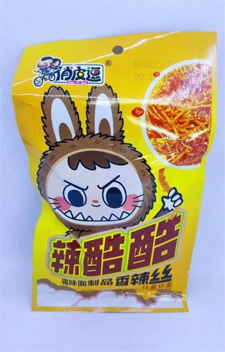 Соевый снек  "Лабубу" желтый 30 шт. уп. (2116) 02777