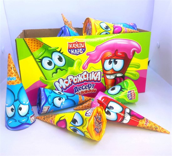 Десерт желейный "Мороженка" ассорти 45 гр. 30 шт. уп. 01950