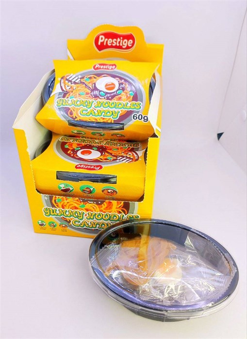 Мармеладный набор в виде рамена "Gummy Noodles" 60 гр. 6 шт. уп. 02841