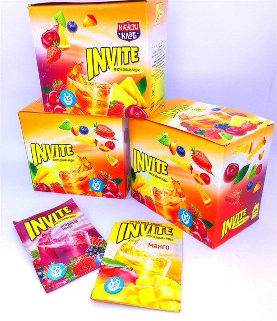 Растворимый напиток "Invite" Кола 12 гр. 24 шт. уп. 00195