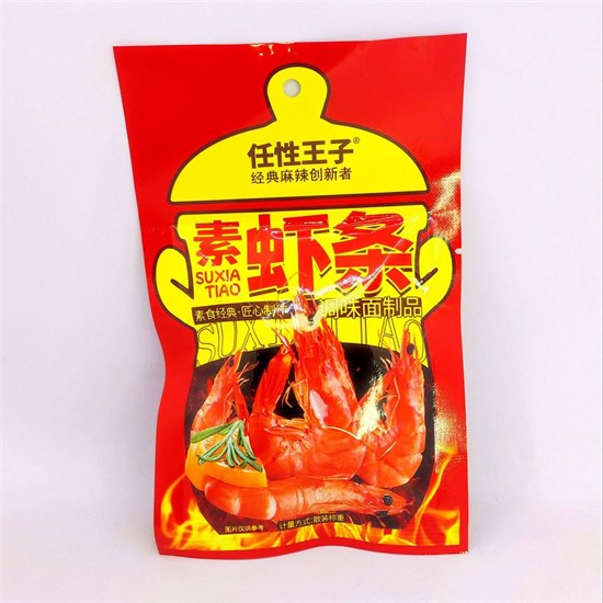 Соевый снек лапша "Suxia Tiao" креветка с приправами 20 гр. 30 шт. уп.(8520) 02458