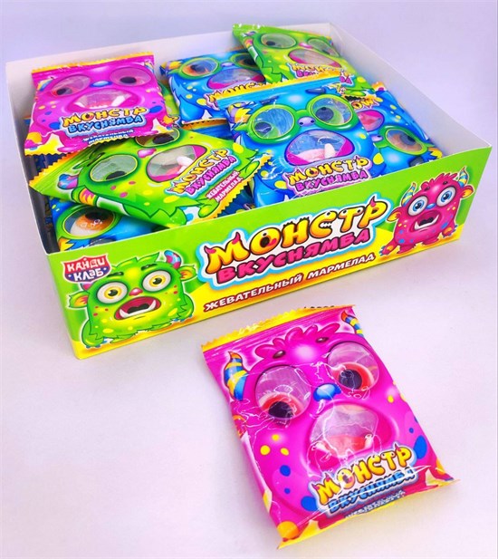Жевательный мармелад "Монстр Вкуснямба" 8 гр. 30 шт. уп. 02342