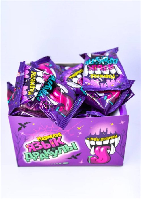 Мармелад язык дракулы 8 гр. 30 шт. уп 00098