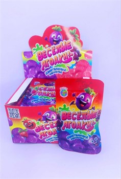 Жевательный мармелад "Веселые Ягодки" 11 гр. 30 шт. уп. 02486