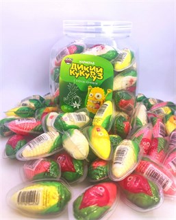 Мармелад «Дикий кукуруз» с жидкой начинкой 10 гр. 50 шт. уп. 01901